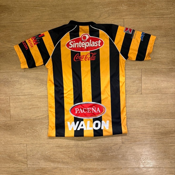 WALON THE STRONGEST 2015 HOME JERSEY black and yellow football shirt Size M - Picture 3 of 3